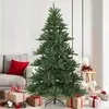 Arbre de Noël artificiel pliable Vert 180 cm PVC, acier