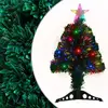 Arbre de Noël avec éclairage et support 64 cm fibre de verre