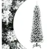 Arbre de Noël artificiel Svelte avec neige 180 cm PVC & PE