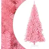 Arbre de Noël artificiel avec support Rose 180 cm PVC