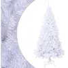 Arbre de Noël artificiel avec branches épaisses Blanc 180 cm PVC