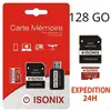 ZISONIX Carte Micro-SD - ISONIX - 128 Go - Classe 10 - Compatible smar...