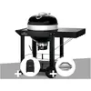 Barbecue à charbon kettle pro 57 cm sur chariot + housse de protection...
