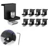 Supports de Panneau Solaire,30 mm Fixation Panneau Solaire,Kit Panneau...