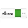 MediaRange MR973 lecteur USB flash 32 Go USB Type-A 2.0 Vert, Blanc