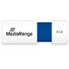 MEDIARANGE MR971 UNIDAD Flash USB 8 GB USB Tipo A 2.0 Azul, Blanco