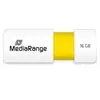 MediaRange MR972 lecteur USB flash 16 Go USB Type-A 2.0 Blanc, Jaune