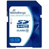 MediaRange - Carte mémoire flash - 16 Go - Class 10 - SDHC - bleu