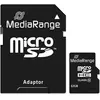 Mediarange - 32GB microSDHC - 32 Go - MicroSDHC - Classe 10 - 45 Mo/s - 15 Mo/s - Noir (MR959)