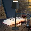 LCD Lampe de table LED 5099, lampe à poser IP54 rechargeable à intensi...