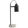 Beliani Lampe de table moderne en métal noir MUNDAKA