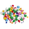 Eduplay Set de 100 Pompons à paillettes