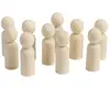 Personnes en bois set de 10 grands