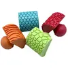 Tampons à bascule roche motifs animaux, set de 4