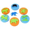 Tampons pour main jungle, set de 6