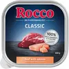 9x300g Rocco Classic en barquettes boeuf, saumon - Pâtée pour chien