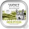 6x300g agneau Green Fields Wolf of Wilderness Adult - Nourriture humide pour chien