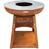 Remundi Barbecue brasero en acier Zelos Surface de cuisson 62 cm