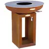 Remundi Barbecue brasero en acier Carus Diamètre 62 cm Hauteur 71 cm