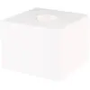 lampe à poser Segula Cozy, hêtre blanc, forme cubique, E27