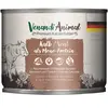 6x200g Venandi Animal monoprotéine veau nourriture pour chat humide
