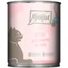 6x800g MjAMjAM Kitten poulet juteux avec huile de saumon nourriture po...