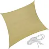 Tectake Voile d'ombrage triangulaire Rectangulaire avec une protection UV 50+