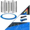 AREBOS Coussin de Protection pour Trampoline 305 cm + Filet pour 6 tiges