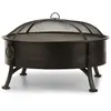 Braséro - Blumfeldt Catania - 2-en-1 Ø 80cm avec grille - Braséro barb...