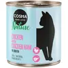 6x280g Cosma Nature filet de poulet, jambon de poulet - Pâtée pour cha...