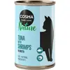 6x140g Cosma Nature thon, crevettes - Pâtée pour chat