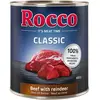 6x800g Classic boeuf, renne Rocco - Nourriture pour chien