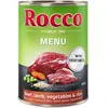 6x400g Menu boeuf, agneau Rocco - Nourriture pour chien