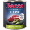 6x800g Classic boeuf, panses vertes Rocco - Nourriture pour chien