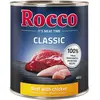 6x800g Classic boeuf, poulet Rocco - Nourriture pour chien