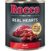 6x800g Real Hearts boeuf Rocco - Nourriture pour chien