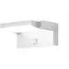 Applique murale LED CMD 9111, capteur, blanc, 21 cm, CCT, IP54