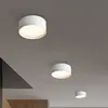 Plafonnier LED CMD 9093, Ø 12 cm, blanc, IP44, métal