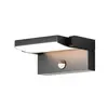 Applique murale LED CMD 9081, capteur, anthracite, 21 cm, CCT, IP54