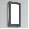CMD Applique LED Aqua Rain Mini détecteur, anthracite