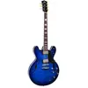 Sigma Guitars HBA-102H-TBB guitare semi-hollow body Transparent Bluebu...