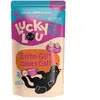 16x 125g Lucky Lou adulte volaille & canard nourriture pour chat humide