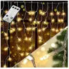 Kesser - Guirlande lumineuse de pluie Guirlande lumineuse avec télécom...