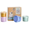 Neogrün Coffret Mika peinture aux doigts naturelle et vegan Cristal (assort. 4 pots)