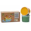 Neogrün Coffret Nori 2 pots vert + jaune peinture aux doigts naturelle et vegan