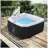 AREBOS Spa Gonflable | pour l'intérieur et l'extérieur | 4 Personnes |...