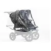 Habillage pluie poussette Duo2 version sport 2 assises NOIR TFK