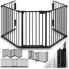 KIDUKU Barrière de sécurité enfant 305 cm | Barrière Pare Feu | Grille...
