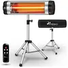 Tresko - Chauffage extérieur Infrarouge 2500W + Télécommande Radiateur...