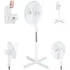 Ventilateur sur pied AERSON 50W 3 vitesses D41cm Blanc